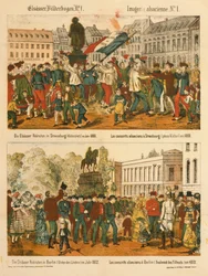 アルザスは1869年にストラスブール（Kleberplatz）で、1872年にベルリン（Unden den Linden）で、エルザッサービルダーボーゲンから募集します。