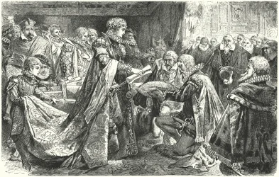 1559年、スペインオランダ総督、パルママーガレットの前のオランダ貴族