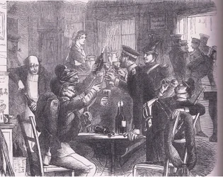 The Prussians at Versailles, Cassells History of the War between France and Germany, published by Cassell and Company Limited, c.1890 (litho)
