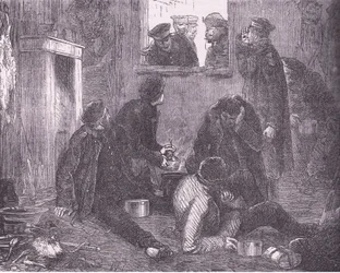 巡回するプロイセン皇太子（Cassells History of the War between France and Germany, published by Cassell and Company Limited, c.1890 (litho)