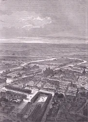 メッツの眺め（Cassells History of the War between France and Germany, published by Cassell and Company Limited, c.1890 (litho)