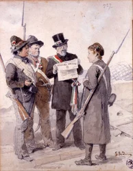 Risorgimento: The Five Days of Milan (Cinque giornate di Milano) (1848 年 3 月 18 ～ 22 日): これは、1848 年の革命 (第一次イタリア独立戦争の一部) の最初のエピソードの 1 つです。 反対する人口反乱
