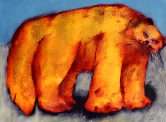 Great Cat, c 1980 （アクリル、紙）