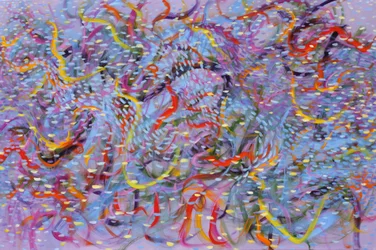 Magic Underwater 2, 2014（キャンバスにアクリル絵具）