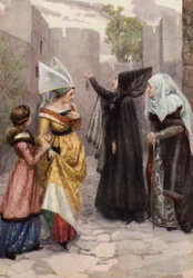 ウィリアム・シェイクスピアの戯曲リチャード三世（カラーリトグラフ）