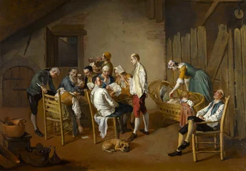 カードゲーム、c.1738-1750