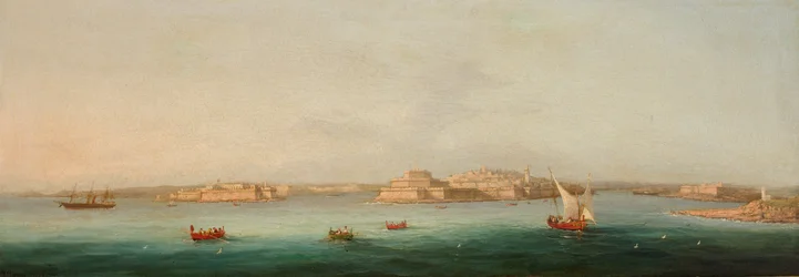 マルタのグランドハーバー、1869