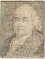 ジョヴァンニ・バッティスタ・ティエポロの肖像 1696-1770, 1770.