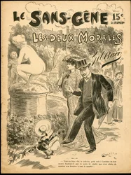 サンス・ジーン - ギル・ベール（1859-1931）のイラストレーション：アート、彫刻、彫像、子供時代、公共の庭、ヌーディット