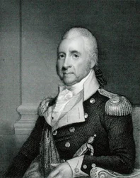 ジョン・ブルックス少将（1752-1825）ジェームズ・ヘリング（1794-1867）の原画をもとにアッシャー・ブラウン・デュラン（1796-1886）が彫刻（エングレーヴィング）。