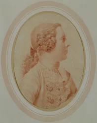 チャールズ・エドワード・スチュアートの肖像、別名「ボニー・プリンス・チャーリー」（1720-88）（赤チョーク）