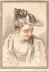 若い女性の頭部、1773 年。