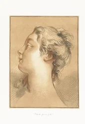 女の子の頭 Tête de jeune fille