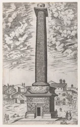 ローマの素晴らしさの鏡: トラヤヌスの記念柱、1581-86., 1581-86.