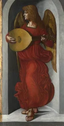 リュートの赤い天使c。 1490〜1499