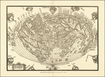 ジョヴァンニ・アンドレア・ヴァヴァッソーレによる1540年の世界地図