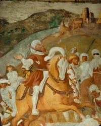 光におびえる聖パウロの仲間