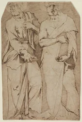 Two Standing Saints、1563-1572。