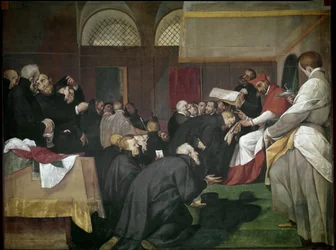 Quadroni de San Carlo：聖シャルル・ボロメオ（1538-1584）の生涯のエピソード：聖人はイエズス会、バルナバ会、テアティンズの大学を設立した（Quadroni of St Charles：聖シャルル・ボロメオの生涯と奇跡：聖シャルルはイエズス会、テアティンズを設立した。