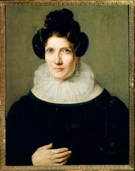 50歳（1791-1847）のハプスブルグ・ロレーヌのマリー・ルイーズ、フランスの皇帝（1791-1847）の肖像