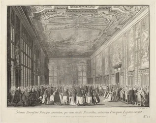 晩餐会で外国大使をもてなす総督, 17631766.