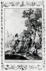 クローリンダの前でのオットーネとタンクレディの決闘、カントー6、エルサレムの配信