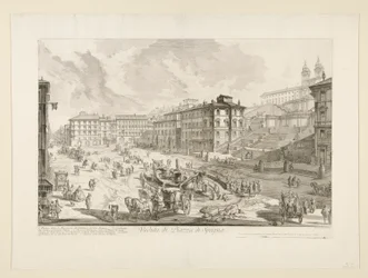 Veduta di Piazza di Spagna (View of Piazza di Spagna), from Vedute di Roma   1347900   ja       japanese Successfully Translated  Original: Allegorie op Napoleon I Bonaparte Allégorie relative à Buonaparte Généralissime des Armées Francáisea (title on obje