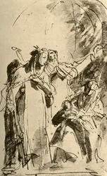 2人の女性聖徒の聖母、1747-1748、1928