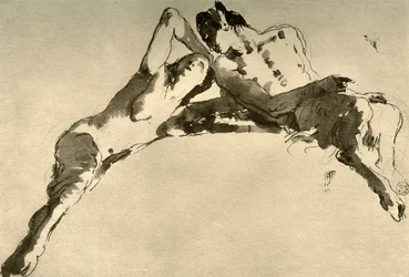 男性と女性の牧神、18世紀半ば、1928
