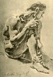 ヌード着席、1715-1716、1928