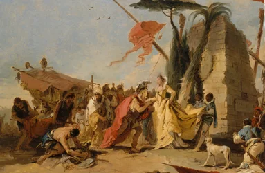 アントニーとクレオパトラの会議、ca。 1745-47。
