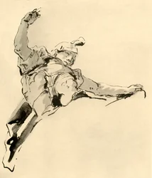 雲の上に立つ戦士、18世紀半ば、1928
