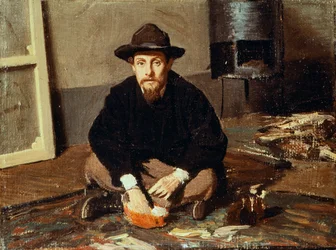 ジョヴァンニ・ボルディーニ（1842-1931）による「ディエゴ・マルテッリの肖像」（1865年頃）、油彩・キャンバス