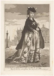 ベネチアの貴婦人 La Dame Venitienne en Habbit de masque (オブジェクトのタイトル) Diverse Portraits（連載タイトル）