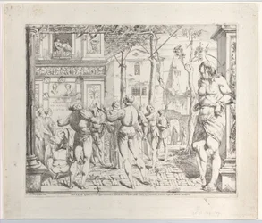 聖クリストファーの殉教、Secondo Quadro、1776年。
