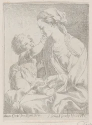 聖母子、1776年。