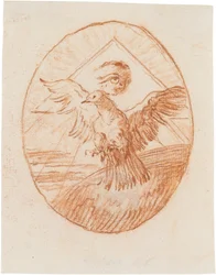 Taube und Auge Gottes, Sinnbild des Heiligen Geistes