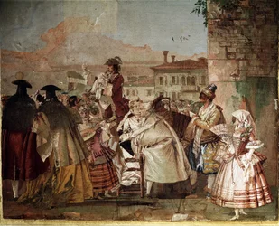 シャルラタン」（カーニバルホールのフレスコ画