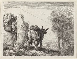 左の聖家族との逃走