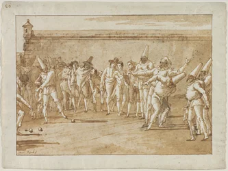 ボウルのゲーム、1790年代。