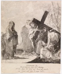 Via crucis - ステーション IV.イエスと母の出会い