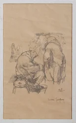 1918年の市場での女性（リソ）