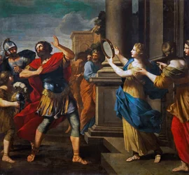 バロック：ジェフテの娘 par Romanelli, Giovanni Francesco (1610-1662)