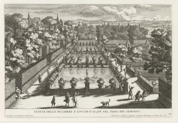 de tuinen van de Villa d