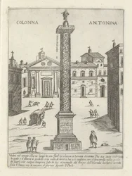 ローマのマルクス・アウレリウスの柱 Colonna a S. Antonio (オブジェクトのタイトル) ローマの近代および古代のモニュメントと建造物 (シリーズ タイトル) ローマの装飾作品 (シリーズ タイトル)