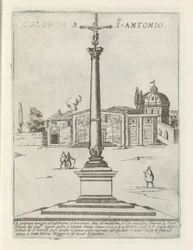 サンアントニオの柱 Colonna a S. Antonio (オブジェクトのタイトル) ローマの近代および古代のモニュメントと建造物 (シリーズ タイトル) ローマの装飾作品 (シリーズ タイトル)