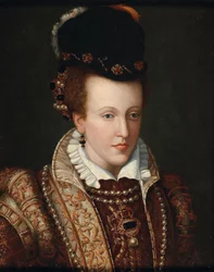 トスカーナ大公妃ジョアンナ・オブ・オーストリア（1547-1578）の肖像、1570年頃。