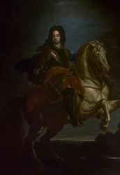 馬上のフランチェスコ・ファルネーゼの肖像 1705年頃 油彩・カンヴァス
