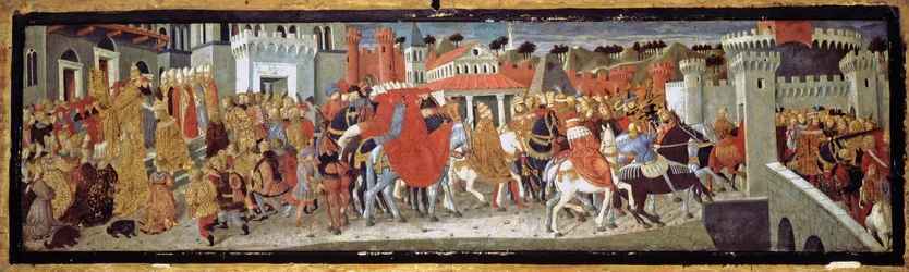 フリードリヒ 3 世とポルトガルのレオノーラ (1452 年、ローマ)