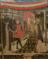 Adimari Cassone、c.1450（パネル上のテンペラ）